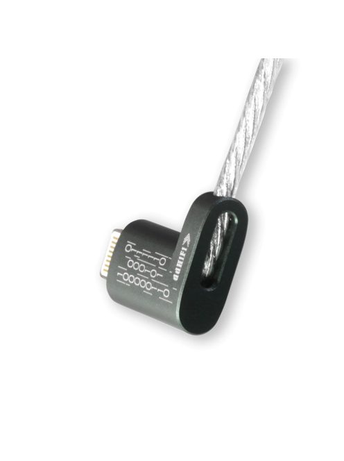 DD HIFI MFI06 - OTG adatkábel Lightning dugó és USB Type-C dugó csatlakozóval - 80 mm - 90°