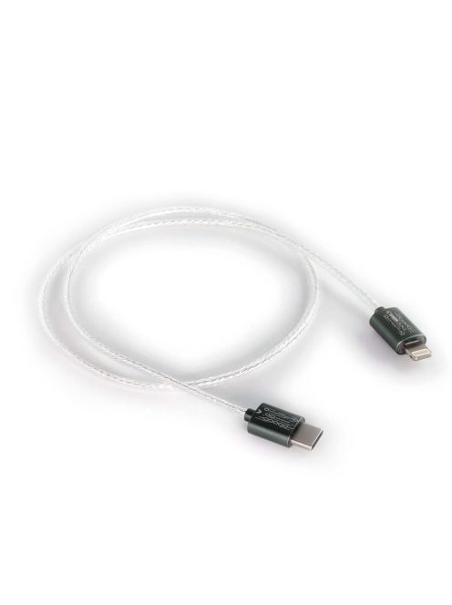 DD HIFI MFI06 - OTG adatkábel Lightning dugó és USB Type-C dugó csatlakozóval - 500 mm - 180°