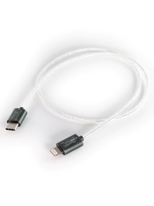 DD HIFI MFI06 - OTG adatkábel Lightning dugó és USB Type-C dugó csatlakozóval - 500 mm - 180°