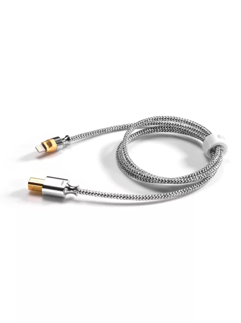 DD HIFI TC07BL - OTG adatkábel USB-B dugó és Lightning dugó csatlakozóval - 50cm