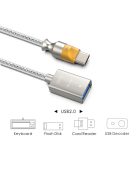 DD HIFI TC07F - OTG adatkábel USB Type-C dugó és USB-A aljzat csatlakozóval