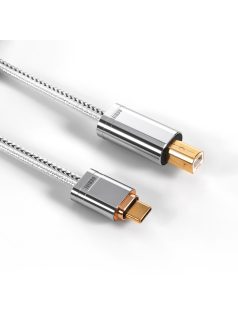   DD HIFI TC09BC NYX - OTG adatkábel USB Type-C dugó és USB-B dugó csatlakozóval - 100cm