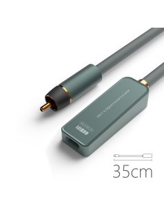   DD HIFI TC100-COA - Digitális adapter Koax dugó és USB Type-C aljzat csatlakozóval - 35cm