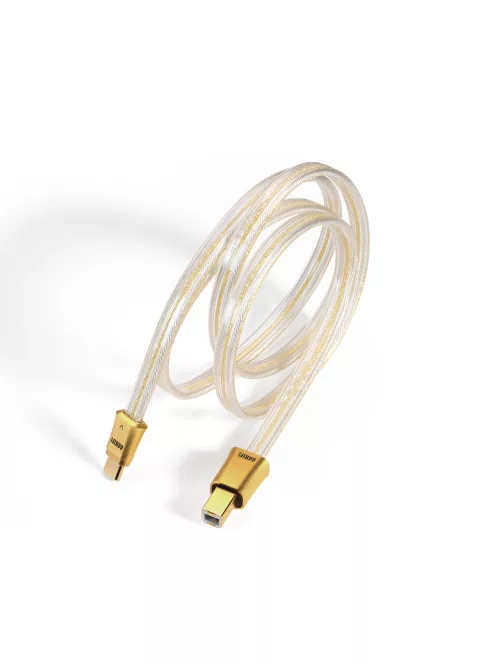 DD HIFI TC19BC COMET GOLD - OTG kábel USB-B dugó és USB-C dugó csatlakozóval