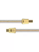 DD HIFI TC19BC COMET GOLD - OTG kábel USB-B dugó és USB-C dugó csatlakozóval