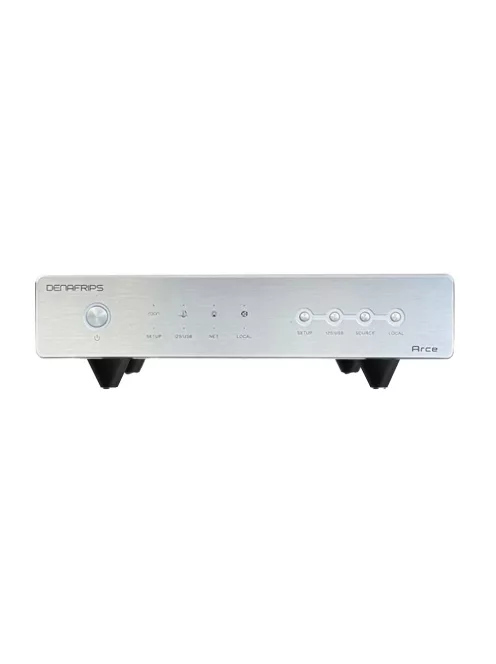 DENAFRIPS ARCE - Prémium minőségű asztali streamer ROON HQPlayer NAA Airplay DLNA - ezüst