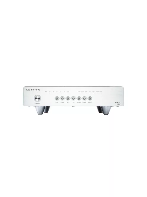 DENAFRIPS ENYO 15TH - Hi-fi nagyteljesítményű asztali szimmetrikus R-2R DAC 1536kHz DSD1024 - ezüst