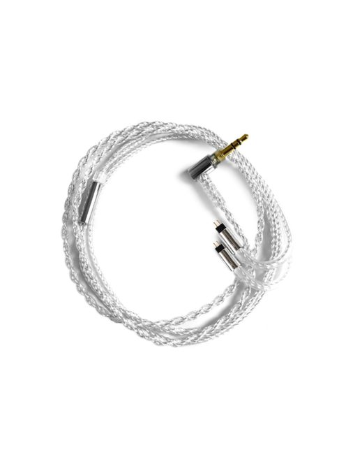 FINAL AUDIO C106 CABLE - Ezüstözött OFC fülhallgató kábel - 3.5mm - 2-Pin