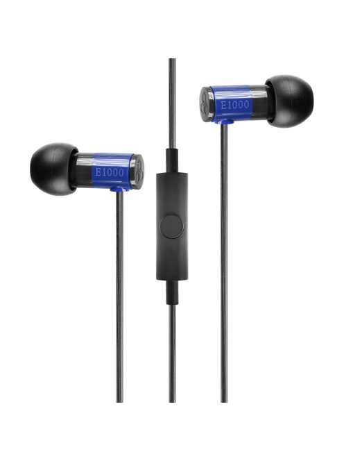FINAL AUDIO E1000C - Egy dinamikus meghajtós In-ear fülhallgató mikrofonnal - Kék