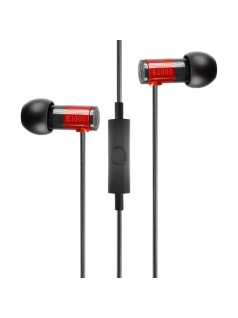   FINAL AUDIO E1000C - Egy dinamikus meghajtós In-ear fülhallgató mikrofonnal - Piros
