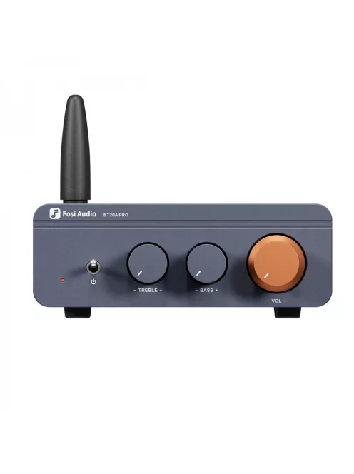 FOSI AUDIO BT20A PRO - Kétcsatornás D osztályú erősítő Bluetooth 5.0 támogatással - Kék - 32V
