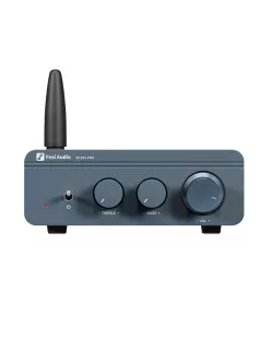   FOSI AUDIO BT20A PRO - Kétcsatornás D osztályú erősítő Bluetooth 5.0 támogatással - Szürke - 32V