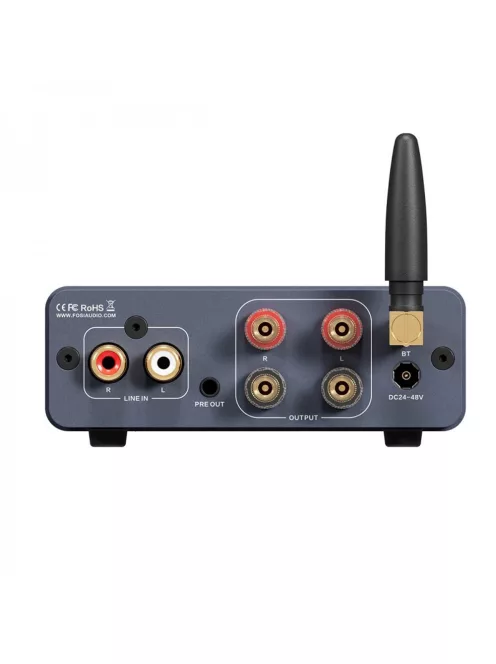 FOSI AUDIO BT20A PRO - Kétcsatornás D osztályú erősítő Bluetooth 5.0 támogatással - Szürke - 32V