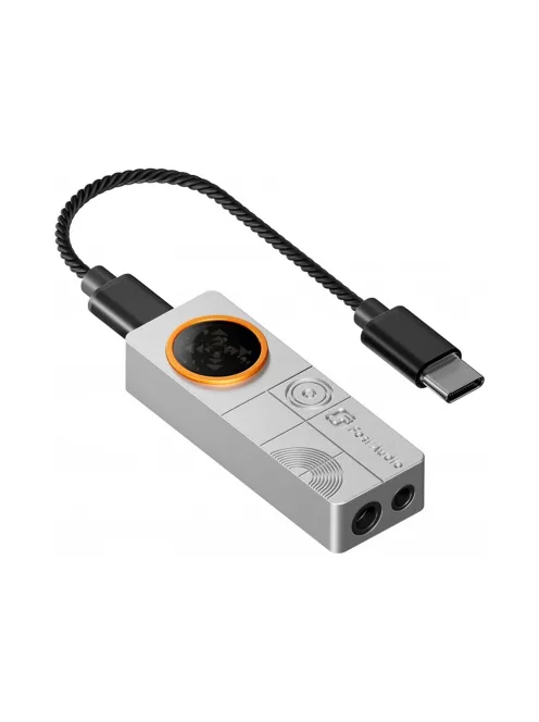 FOSI AUDIO DS3 - Hordozható DAC és fejhallgató erősítő USB-C PCM 32bit/768kHz DSD512