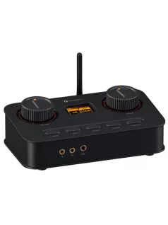   FOSI AUDIO K7 - Asztali DAC és fejhallgató erősítő Bluetooth aptX HD PCM 384kHz/32bit DSD256 - Fekete