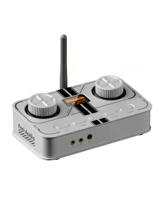   FOSI AUDIO K7 - Asztali DAC és fejhallgató erősítő Bluetooth aptX HD PCM 384kHz/32bit DSD256 - Ezüst