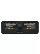 FOSI AUDIO LC30 - Erősítő- és hangsugárzókapcsoló kivezérlésmérővel - Fekete kivezérlésmérő