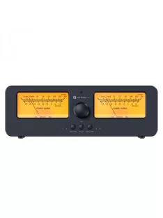   FOSI AUDIO LC30 - Erősítő- és hangsugárzókapcsoló kivezérlésmérővel - Narancssárga kivezérlésmérő