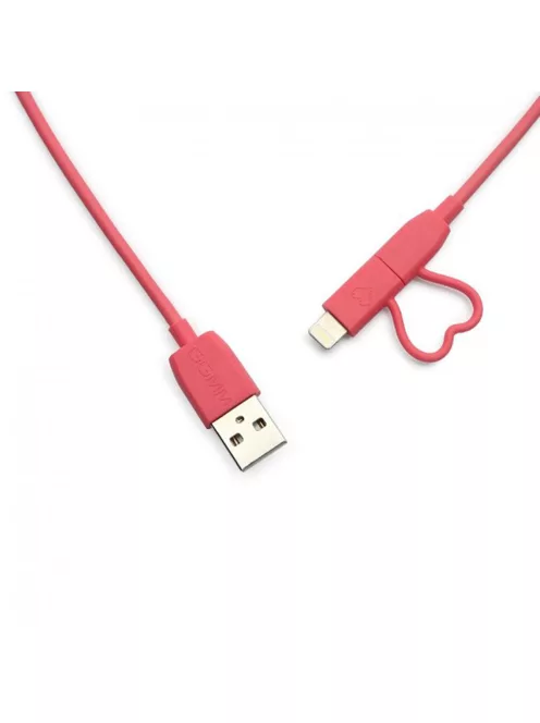 GGMM univerzális USB kábel Lightning/MicroUSB fejjel - MFi