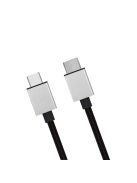 GRIXX OPTIMUM USB-C TO USB-C - Nagysebességű adat és töltőkábel Nylon 1 m