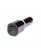 GRIXX OPTIMUM CAR CHARGER - Autós Gyorstöltő 2x USB 5.4A Qualcomm 3.0