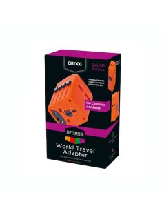   GRIXX OPTIMUM WORLD TRAVEL ADAPTER - Univerzális hálózati adapter 2 USB aljzattal