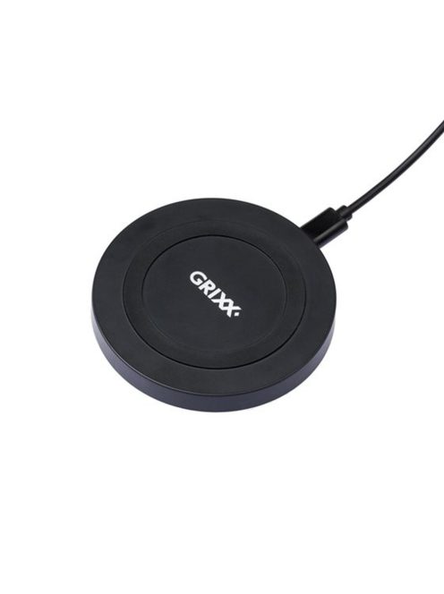 GRIXX OPTIMUM WIRELESS CHARGER - Vezetéknélküli asztali 5W 10W gyorstöltő fekete