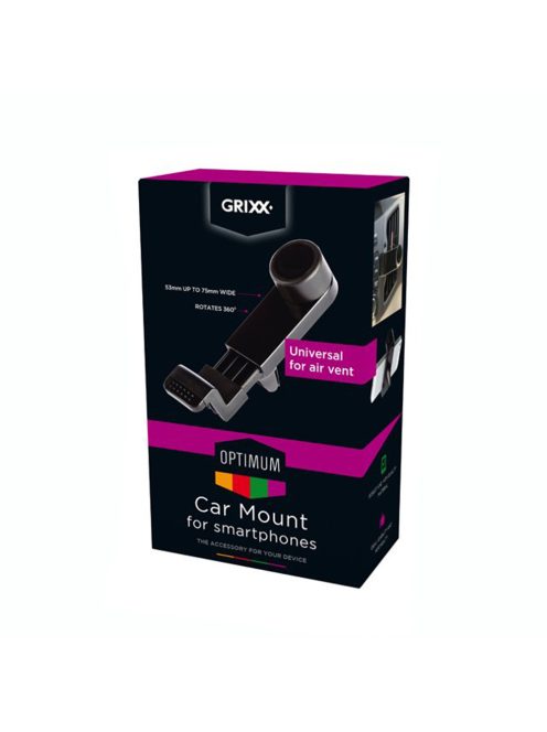 GRIXX OPTIMUM CAR MOUNT - Szellőzőrácsba helyezhető univerzális telefontartó