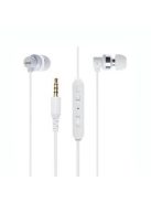 GRIXX OPTIMUM - Vezetékes fülhallgató mikrofonnal - Fehér