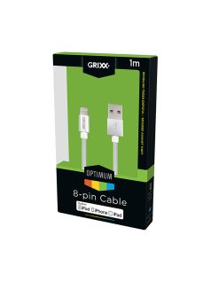   GRIXX OPTIMUM - USB A - Lightning Apple MFI License Nylon kábel 1 m