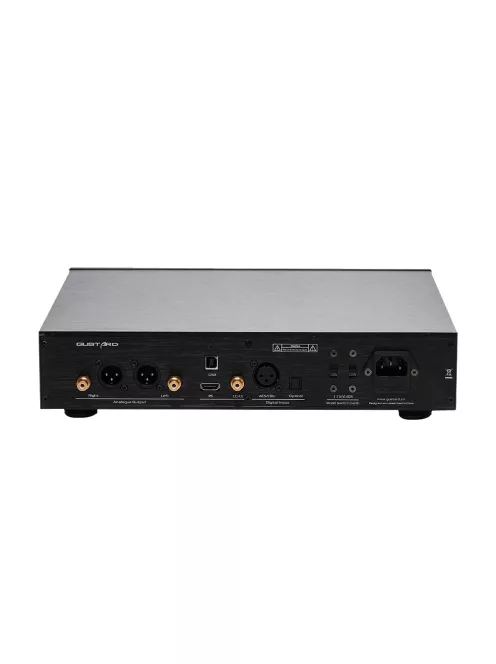 GUSTARD A22 - High-End, asztali AKM 4499EQ x 2 MQA képes DAC Bluetooth 5 kapcsolattal 32bit 768kHz DSD512 - Fekete - NEW