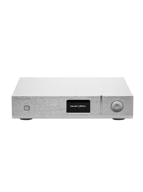 GUSTARD A22 - High-End, asztali AKM 4499EQ x 2 MQA képes DAC Bluetooth 5 kapcsolattal 32bit 768kHz DSD512 - Ezüst - NEW
