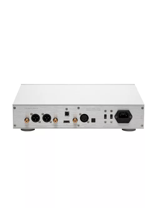 GUSTARD A22 - High-End, asztali AKM 4499EQ x 2 MQA képes DAC Bluetooth 5 kapcsolattal 32bit 768kHz DSD512 - Ezüst - NEW