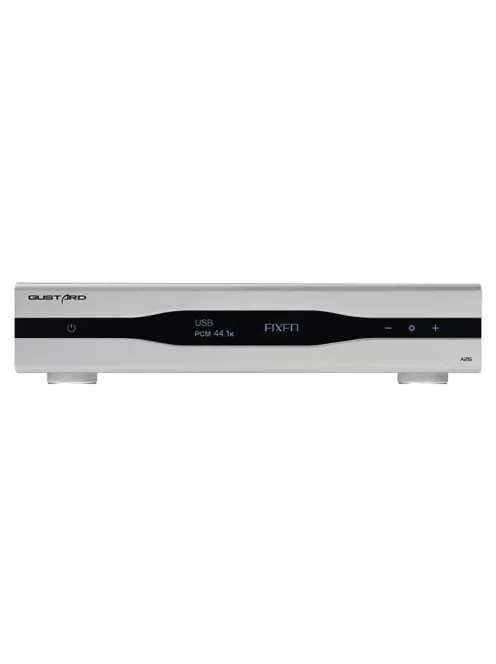 GUSTARD A26 - High-End asztali MQA DAC és Streamer I2S LAN Roon Ready DLNA 32bit 768kHz DSD512 - Ezüst