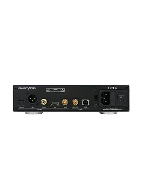 GUSTARD U18 - DDC USB digitális audio interfész XU216 I2S 32bit 768kHz DSD512 - Fekete