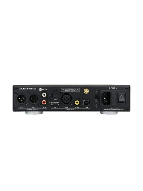 GUSTARD X16 - Asztali MQA DAC Bluetooth 5 kapcsolattal 32bit 768kHz DSD512 - Fekete