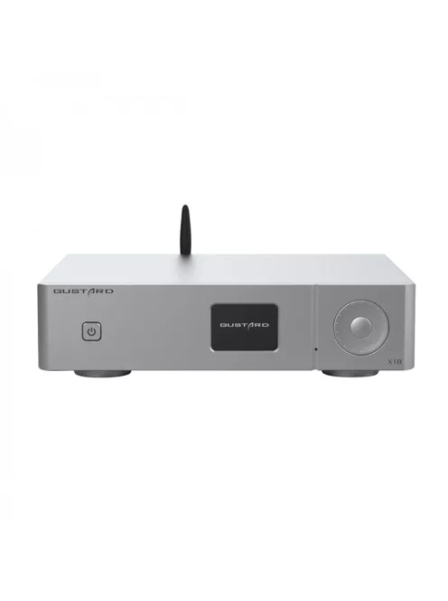GUSTARD X18 - Prémium asztali MQA DAC Bluetooth 5 kapcsolattal 32bit 768kHz DSD512 - Ezüst