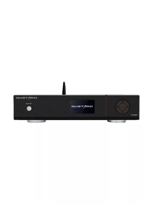 GUSTARD X26PRO - High-End asztali MQA képes DAC Bluetooth 5 kapcsolattal 2xESS9038PRO 32bit 768KHz DSD512 - Fekete