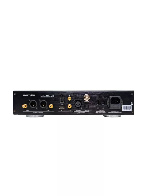 GUSTARD X26PRO - High-End asztali MQA képes DAC Bluetooth 5 kapcsolattal 2xESS9038PRO 32bit 768KHz DSD512 - Fekete