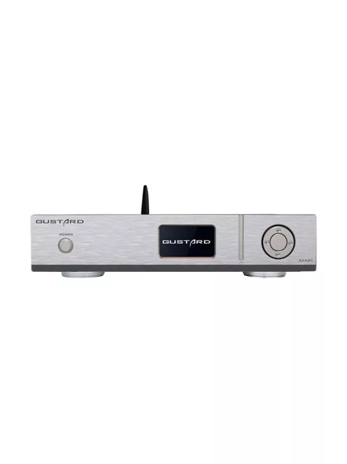 GUSTARD X26PRO - High-End asztali MQA képes DAC Bluetooth 5 kapcsolattal 2xESS9038PRO 32bit 768KHz DSD512 - Ezüst