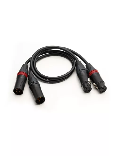 GUSTARD XLR - Szimmetrikus jelkábel pár XLR dugó és XLR aljzat csatlakozókkal - 3m