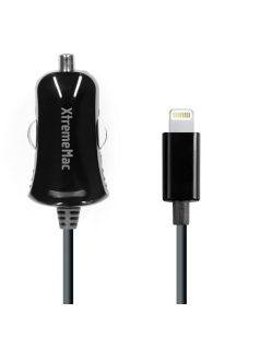   XtremeMac InCharge Auto LT - Szivargyújtó töltő Lightning kábellel 2,1A
