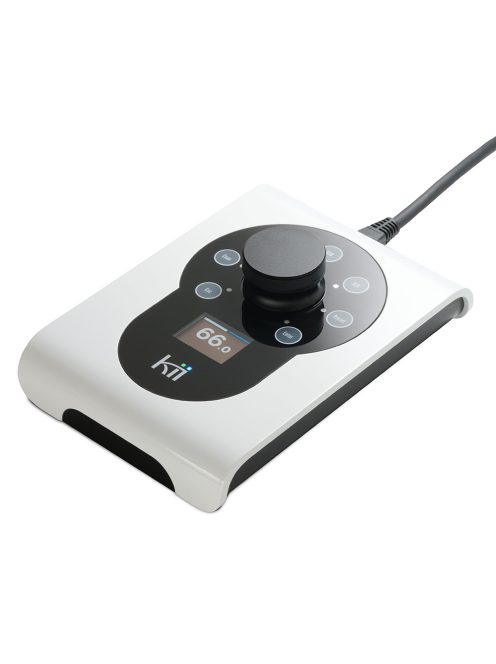 KII AUDIO CONTROL - Hangerő és bemenet vezérlő eszköz Kii hangfalakhoz OLED kijelzővel - FineTouch White