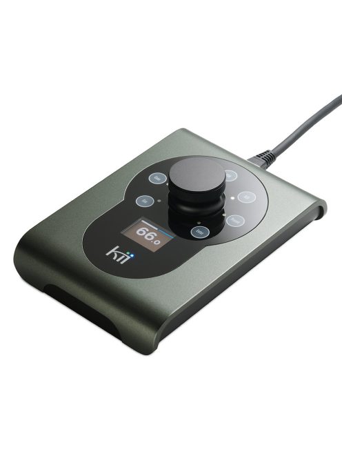 KII AUDIO CONTROL - Hangerő és bemenet vezérlő eszköz Kii hangfalakhoz OLED kijelzővel - Iced Green Metallic