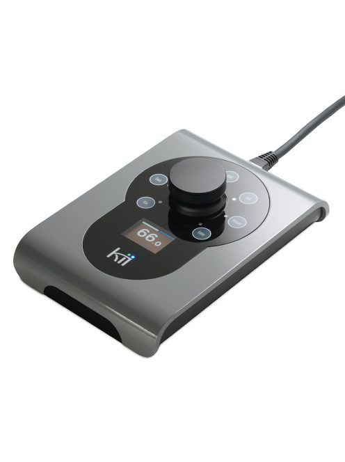 KII AUDIO CONTROL - Hangerő és bemenet vezérlő eszköz Kii hangfalakhoz OLED kijelzővel - Nardo Grey High Gloss