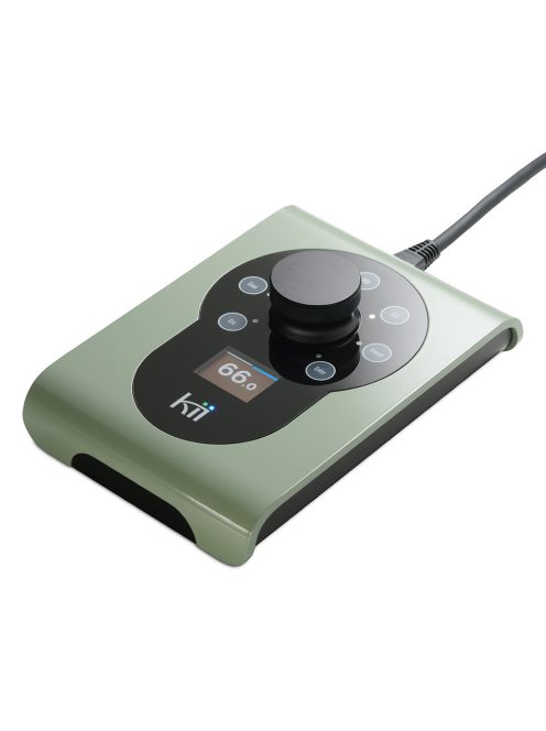 KII AUDIO CONTROL - Hangerő és bemenet vezérlő eszköz Kii hangfalakhoz OLED kijelzővel - Spring Green