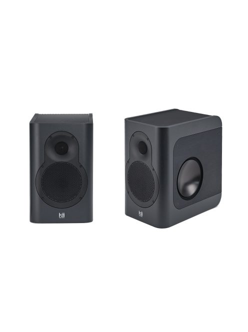 KII AUDIO SEVEN SYSTEM - Prémium vezetéknélküli aktív hangfal pár Bluetooth 5 Multiroom Roon Airplay - FineTouch Dark Grey - DEMO