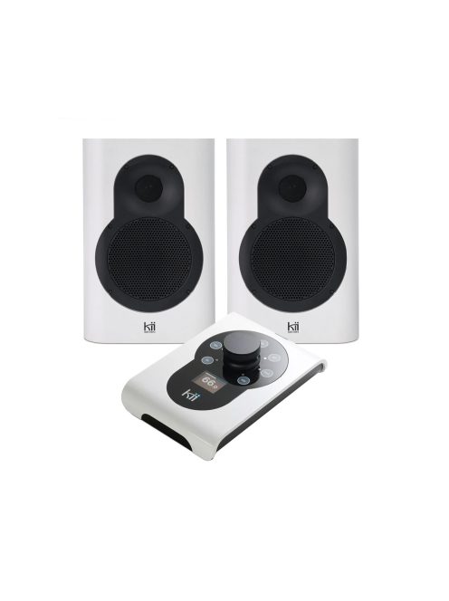 KII AUDIO SEVEN SYSTEM - Prémium vezetéknélküli aktív hangfal pár Bluetooth 5 Multiroom Roon Airplay - FineTouch White - NEW