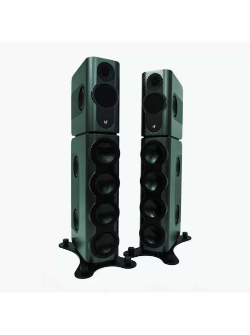 KII AUDIO THREE BXT SYSTEM - Ultra High-End aktív sztereó és házimozi audio rendszer Kii CONTROL vezérlővel - Iced Green Metallic - NEW