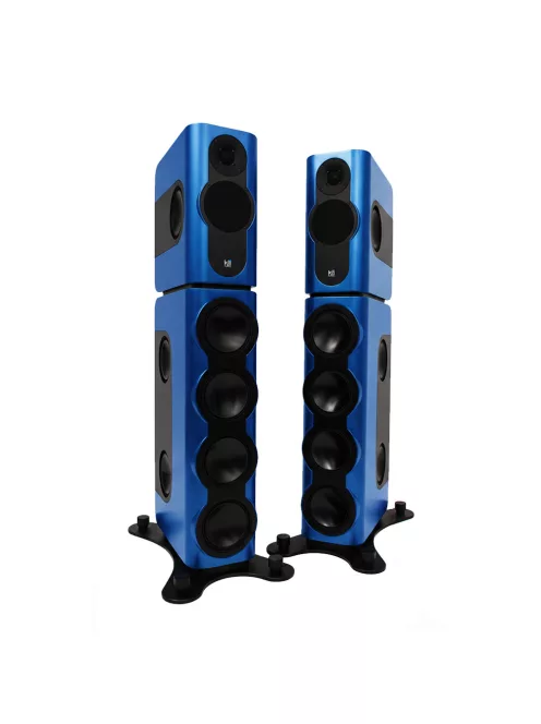 KII AUDIO THREE BXT SYSTEM - Ultra High-End aktív sztereó és házimozi audio rendszer Kii CONTROL vezérlővel - Iced Sapphire Metallic - NEW